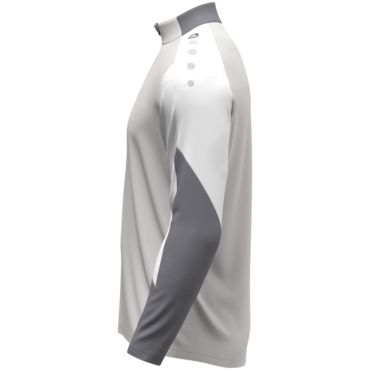 Hálfrennd peysa Dynamic Ljósgrá/hvít - Image 3