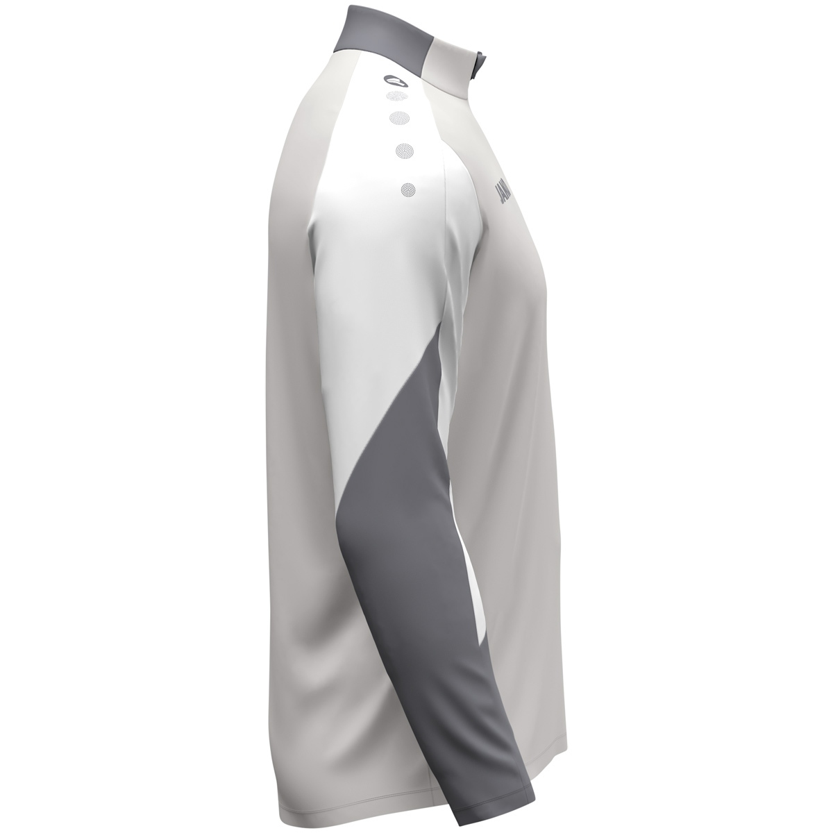 Hálfrennd peysa Dynamic Ljósgrá/hvít - Image 4