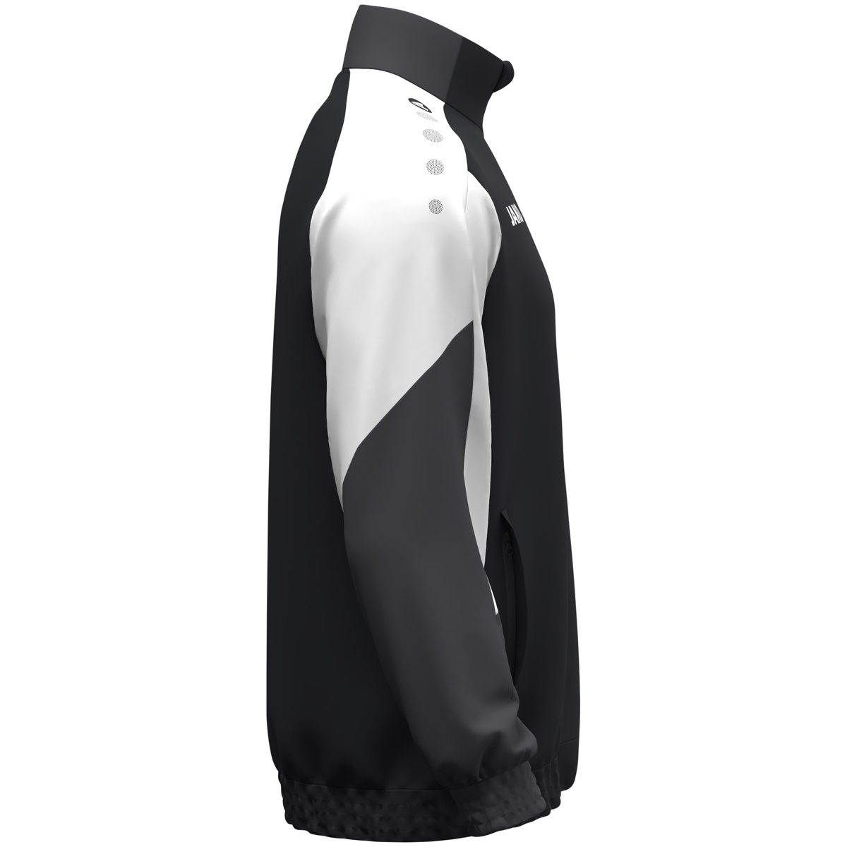 Heilrennd Peysa Woven Dynamic Svört/hvít - Image 4