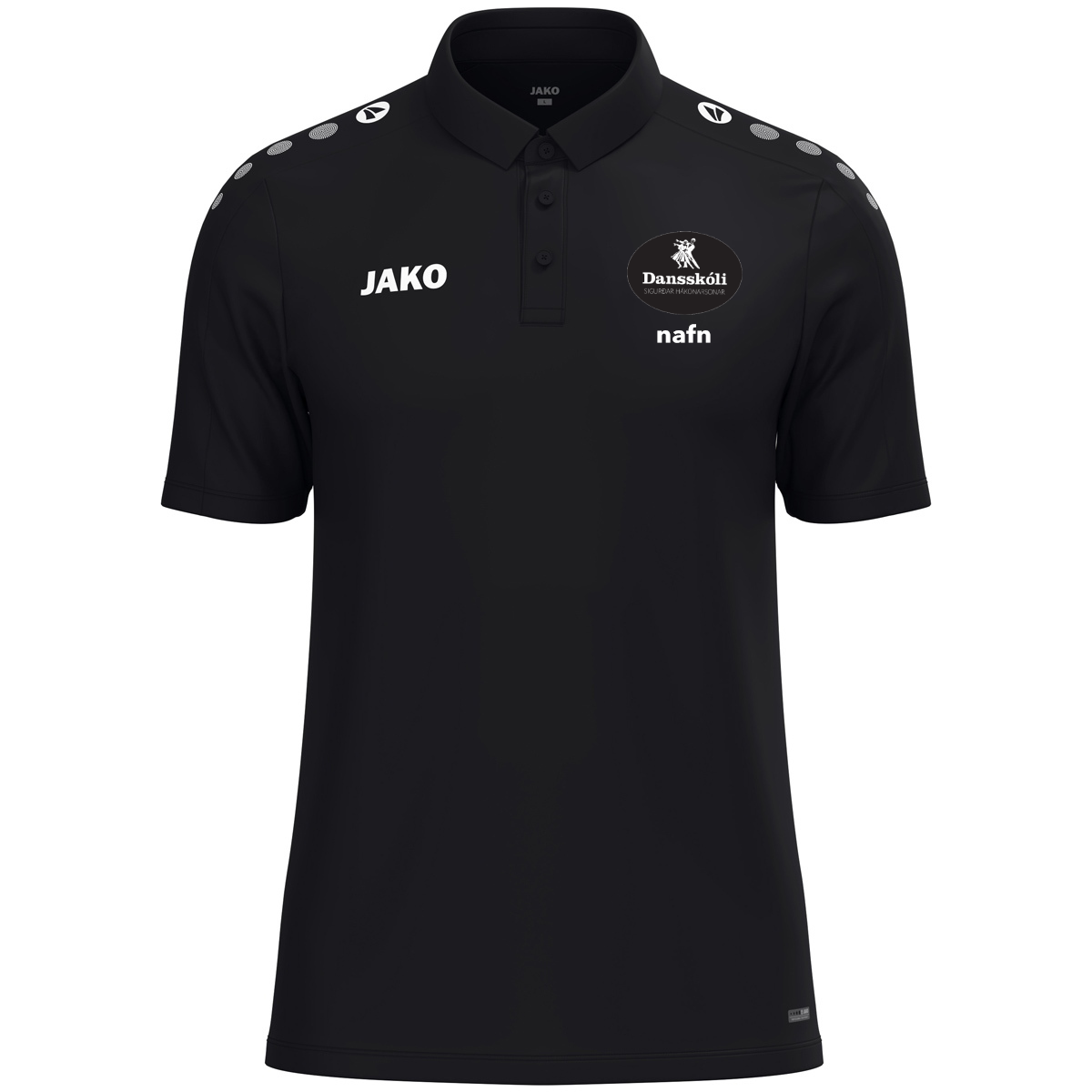 Póló bolur One Svartur DÍK