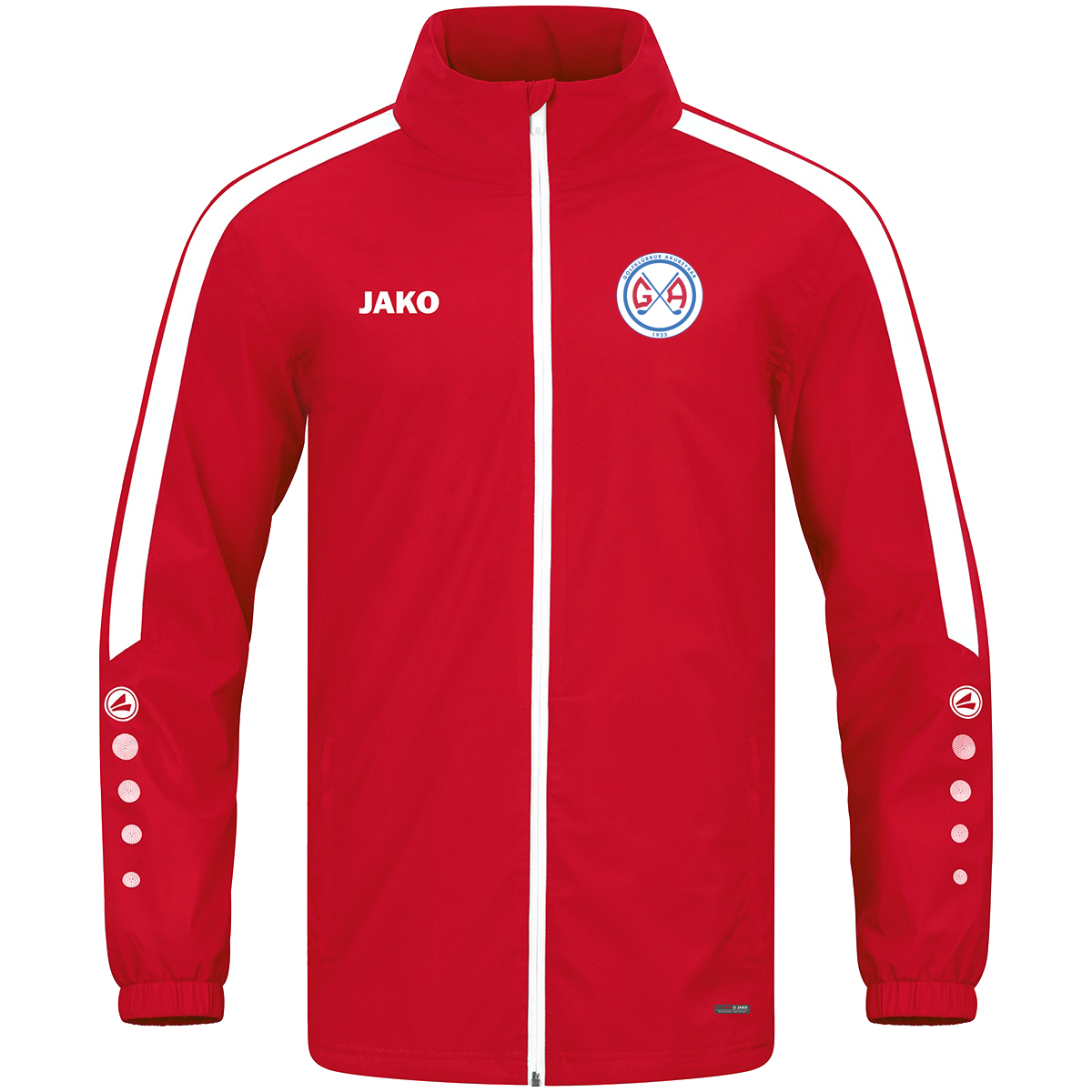 Regnjakki Power rauður Golfklúbbur Akureyrar