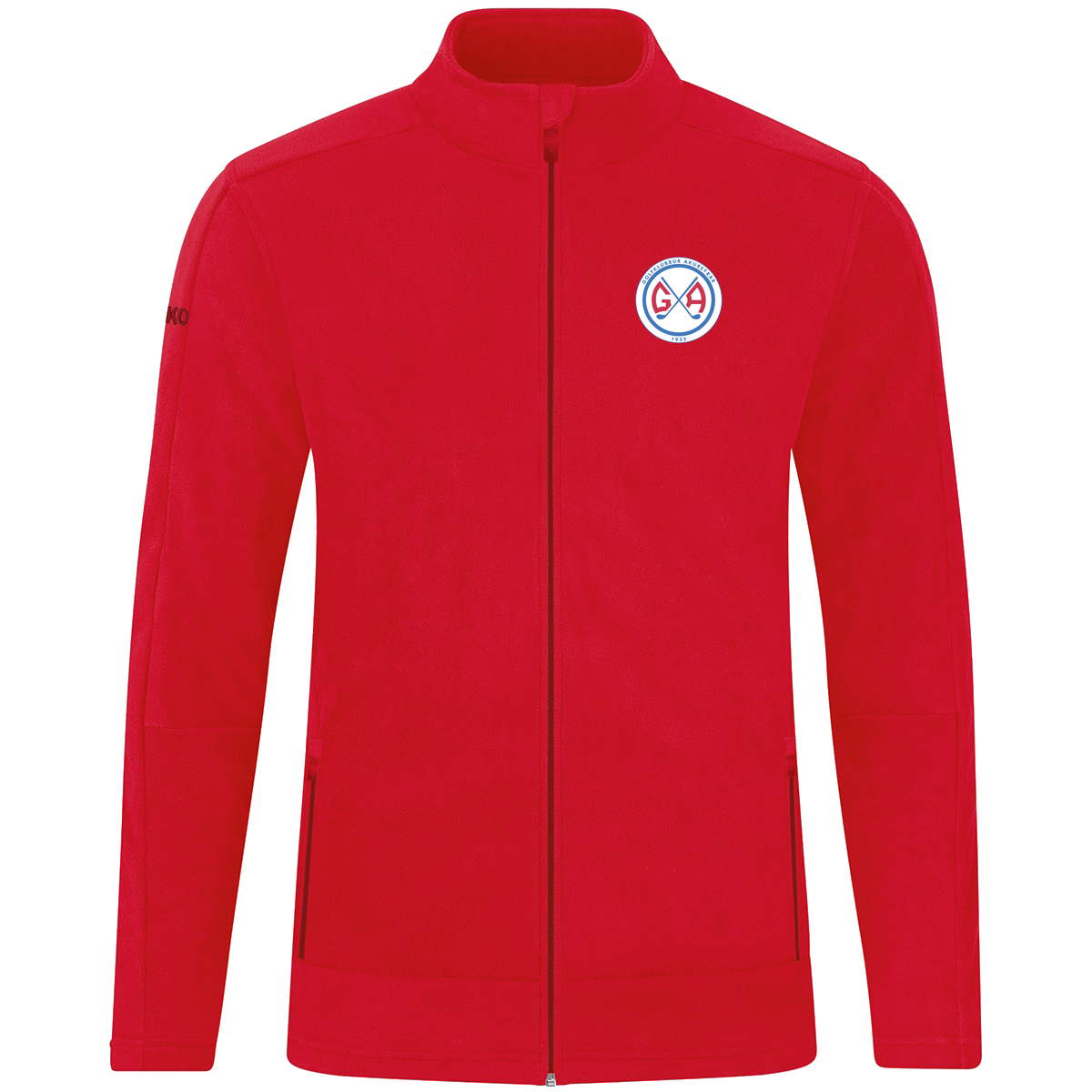 Flísjakki rauður Golfklúbbur Akureyrar